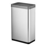 EKO Bezdotykový odpadkový kôš Mirage X 80 l matný strieborný – Obrázok 2