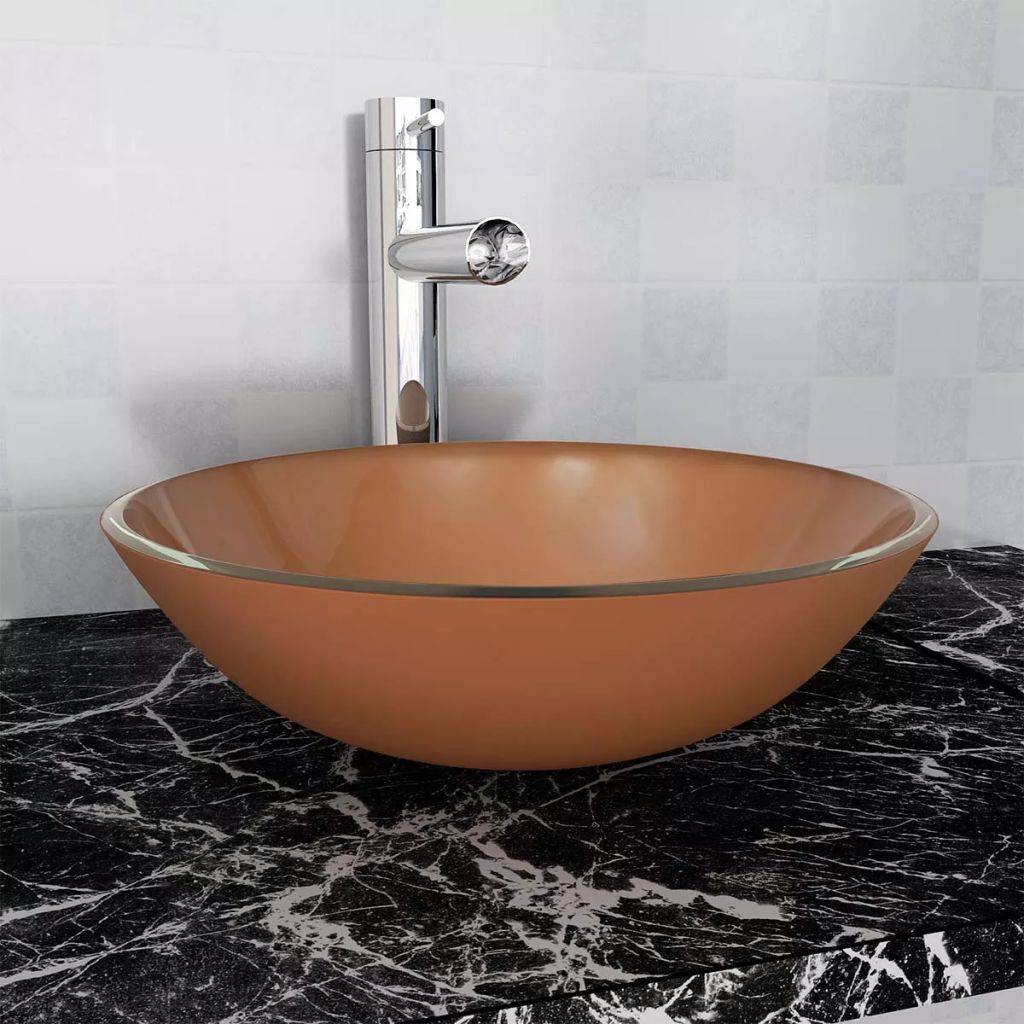 VXL8718475518648_m_en_hd_1.jpg vidaXL Umývadlo z tvrdeného skla, 42 cm, hnedé – Obrázok 1