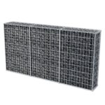 vidaXL Gabiónový kôš, pozinkovaná oceľ 200x30x100 cm – Obrázok 3