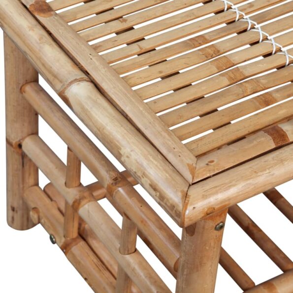 vidaXL Bambusový konferenčný stolík, 90x50x45 cm – Obrázok 3