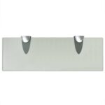 vidaXL Nástenná sklenená polička, 30x10 cm, 8 mm – Obrázok 3