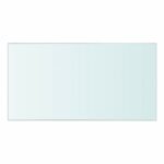 vidaXL Poličkový panel z priehľadného skla, 30x15 cm – Obrázok 2