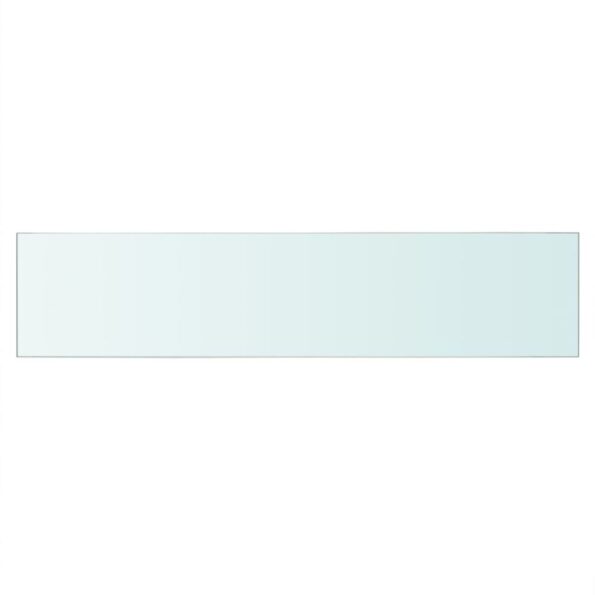 vidaXL Poličkový panel z priehľadného skla, 60x12 cm – Obrázok 2