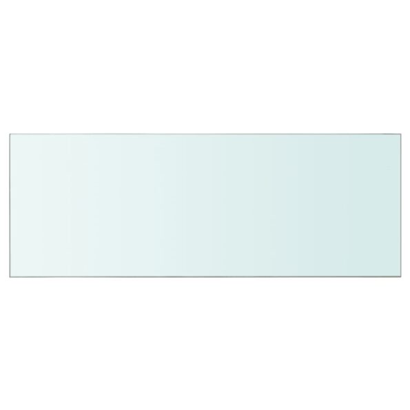 vidaXL Poličkový panel z priehľadného skla, 80x30 cm – Obrázok 2