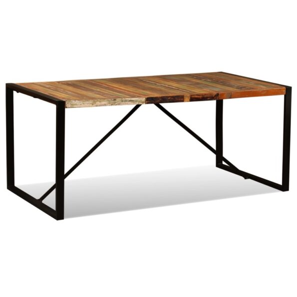 vidaXL Jedálenský stôl, recyklovaný masív 180 cm – Obrázok 6