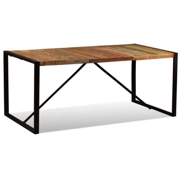 vidaXL Jedálenský stôl, recyklovaný masív 180 cm – Obrázok 7