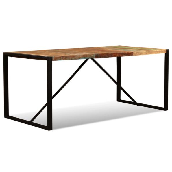 vidaXL Jedálenský stôl, recyklovaný masív 180 cm – Obrázok 9
