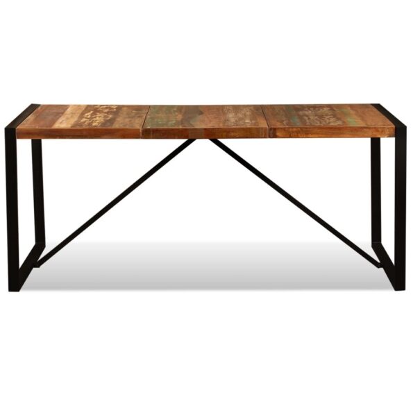 vidaXL Jedálenský stôl, recyklovaný masív 180 cm – Obrázok 10