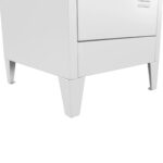 vidaXL Oceľová šatňová skrinka, 38x45x180 cm – Obrázok 7