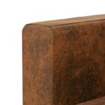 vidaXL Kreslo hnedé 82x73x82 cm umelá semišová koža – Obrázok 4