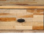 vidaXL Prístavný stolík z recyklovaného teakového dreva, 120x30x76 cm – Obrázok 7
