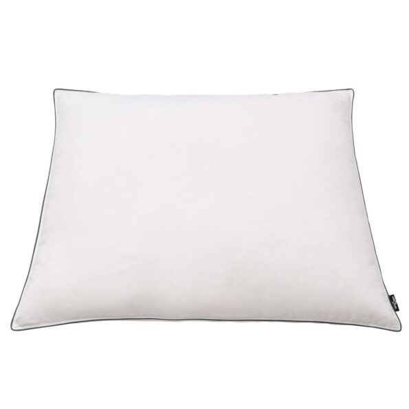 vidaXL Vankúše 2 ks, výplň z páperia/peria, 80 x 80 cm, biele – Obrázok 3