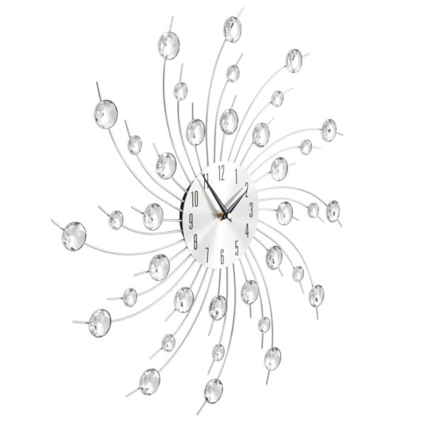vidaXL Nástenné hodiny s pohonom Quartz moderný dizajn 50 cm – Obrázok 3