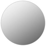 vidaXL Nástenné zrkadlo 70 cm okrúhle sklenené – Obrázok 3