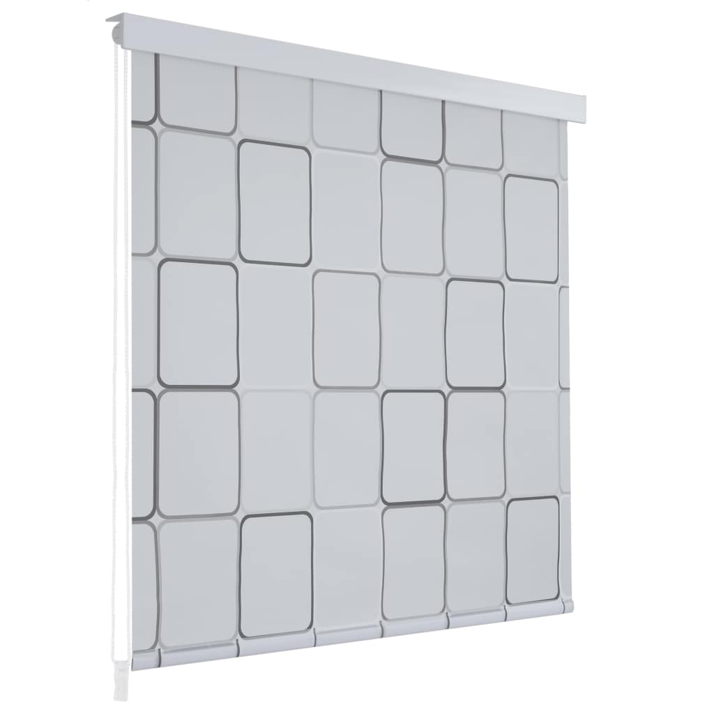 VXL8718475596745_a_en_hd_1.jpg vidaXL Sprchová roleta, 140x240 cm, štvorcový vzor – Obrázok 1