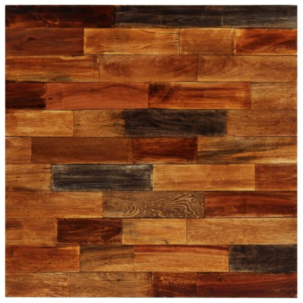 vidaXL Barový stôl, recyklovaný masív 70x70x106 cm – Obrázok 2