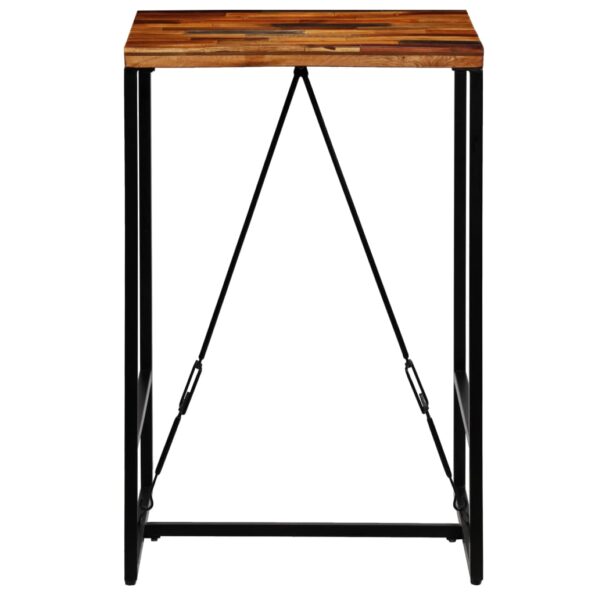 vidaXL Barový stôl, recyklovaný masív 70x70x106 cm – Obrázok 3