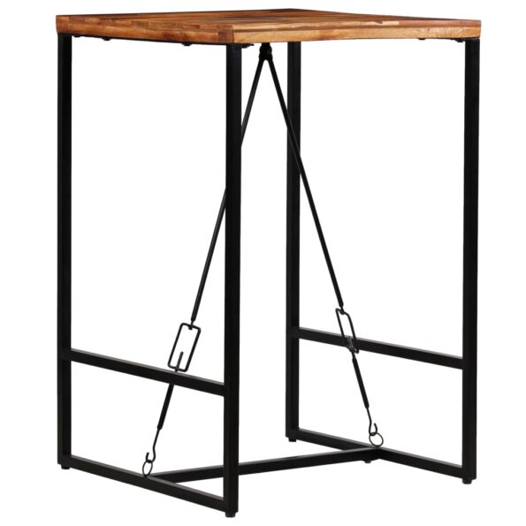 vidaXL Barový stôl, recyklovaný masív 70x70x106 cm – Obrázok 4