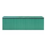 vidaXL Záhradná kôlňa 257x580x181 cm, kov, zelená – Obrázok 7