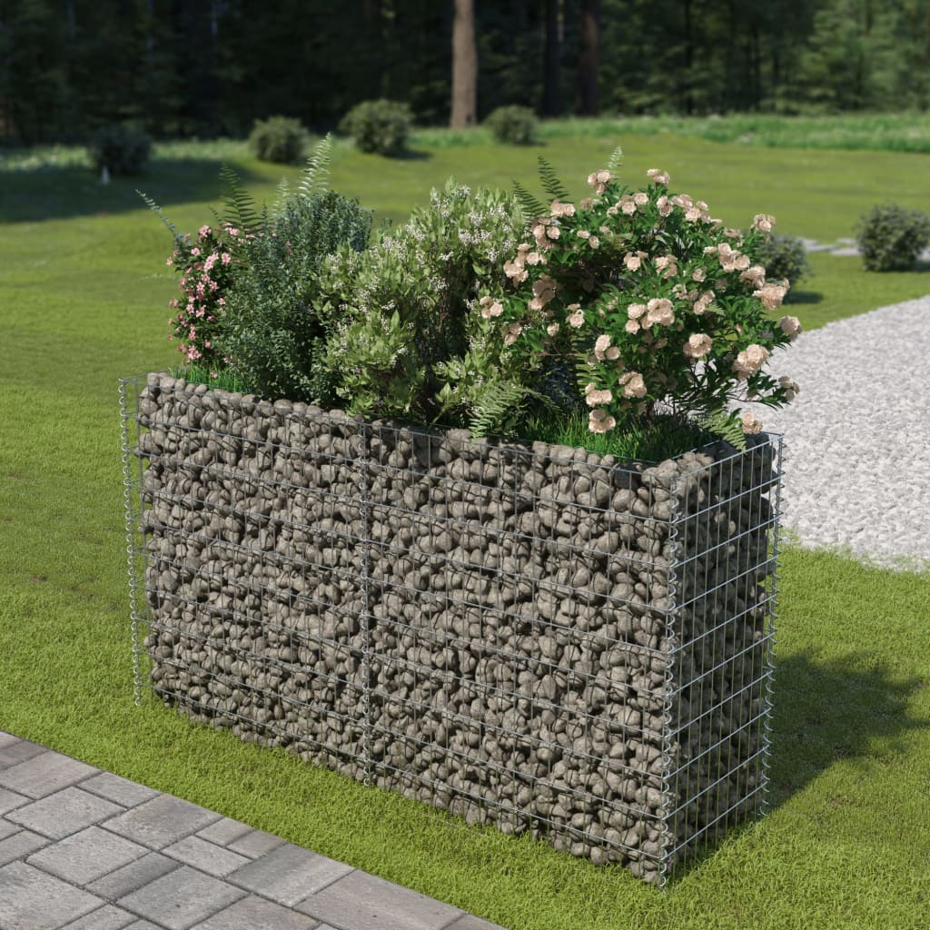 VXL8718475698234_m_en_hd_1.jpg vidaXL Gabiónový vyvýšený záhon, pozinkovaná oceľ 180x50x100 cm – Obrázok 1
