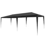 vidaXL Párty stan 3x6 m, PE, antracitový