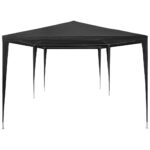 vidaXL Párty stan 3x6 m, PE, antracitový – Obrázok 2