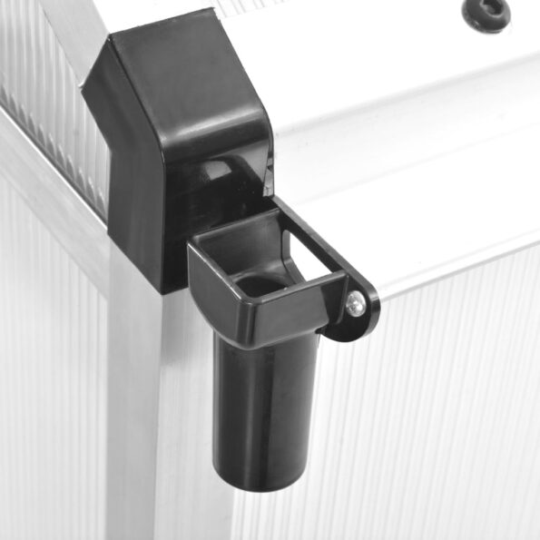 vidaXL Skleník, hliník 362x190x195 cm 13,41 m³ – Obrázok 2