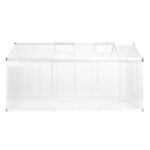vidaXL Skleník, hliník 362x190x195 cm 13,41 m³ – Obrázok 3