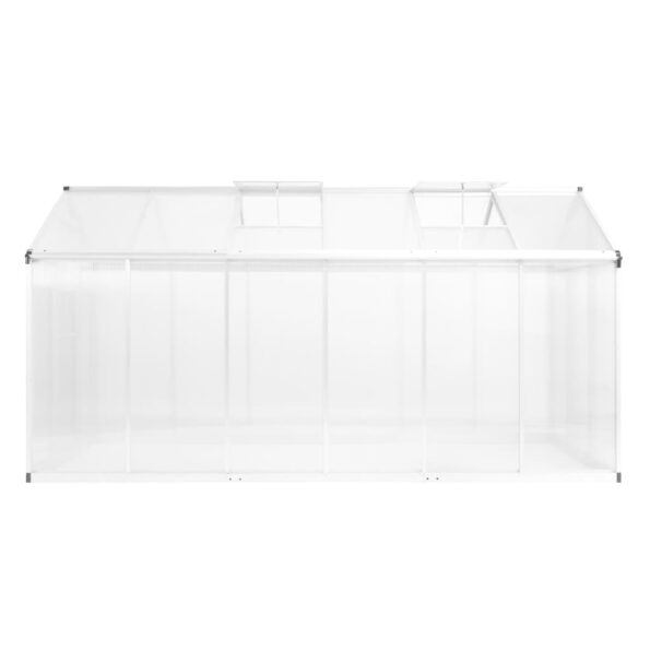 vidaXL Skleník, hliník 362x190x195 cm 13,41 m³ – Obrázok 3