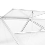 vidaXL Skleník, hliník 362x190x195 cm 13,41 m³ – Obrázok 5