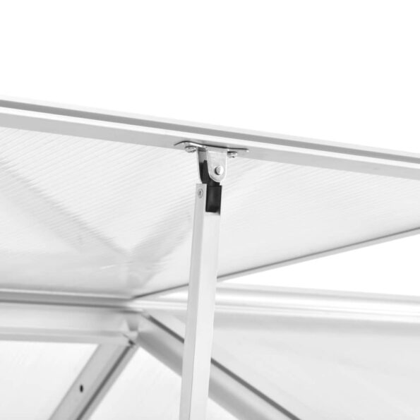 vidaXL Skleník, hliník 362x190x195 cm 13,41 m³ – Obrázok 6
