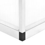 vidaXL Skleník, hliník 362x190x195 cm 13,41 m³ – Obrázok 7