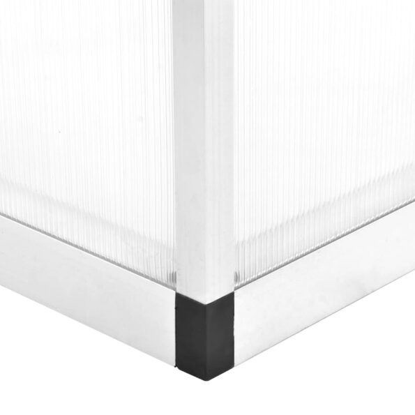 vidaXL Skleník, hliník 362x190x195 cm 13,41 m³ – Obrázok 7