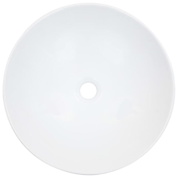 vidaXL Umývadlo biele 41x12,5 cm keramické – Obrázok 3