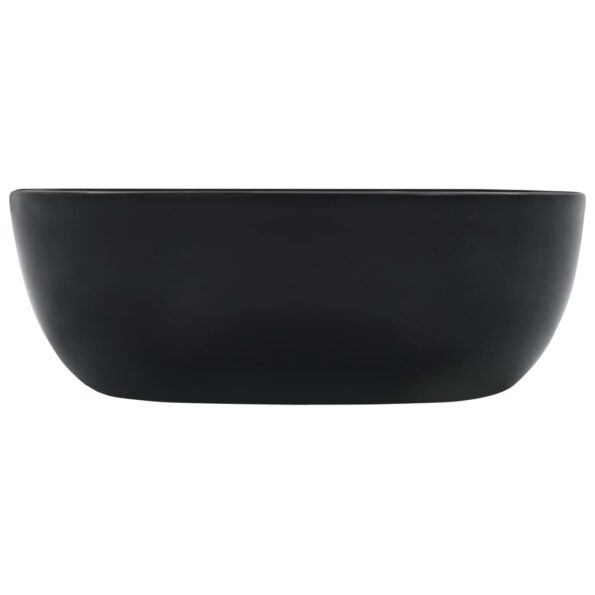 vidaXL Umývadlo 42,5x42,5x14,5 cm keramické biele – Obrázok 3