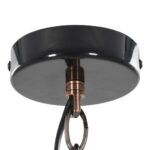 vidaXL Stropná lampa 2 ks, čierna, okrúhla E27 – Obrázok 12