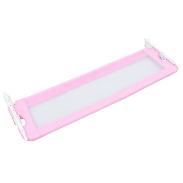 vidaXL Zábrana na detskú posteľ, ružová 120x42 cm, polyester – Obrázok 4