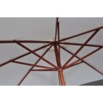 vidaXL Slnečník 300x258 cm, pieskovo biely – Obrázok 3