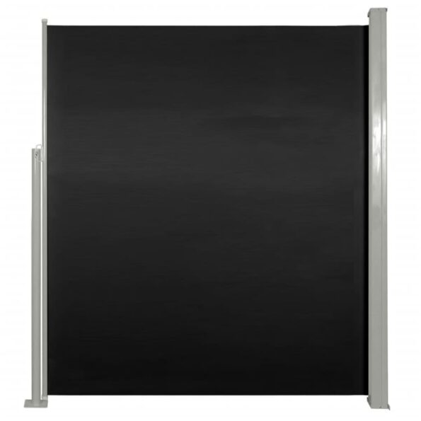Bočná markíza na terasu/balkón 160x300 cm, čierna – Obrázok 2