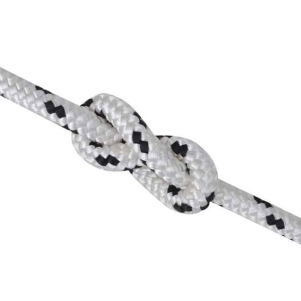 vidaXL Spletané lodné lano, polyester 6 mm x 50 m – Obrázok 2