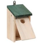 vidaXL Vtáčie búdky 4 ks, drevo 12x12x22 cm – Obrázok 4