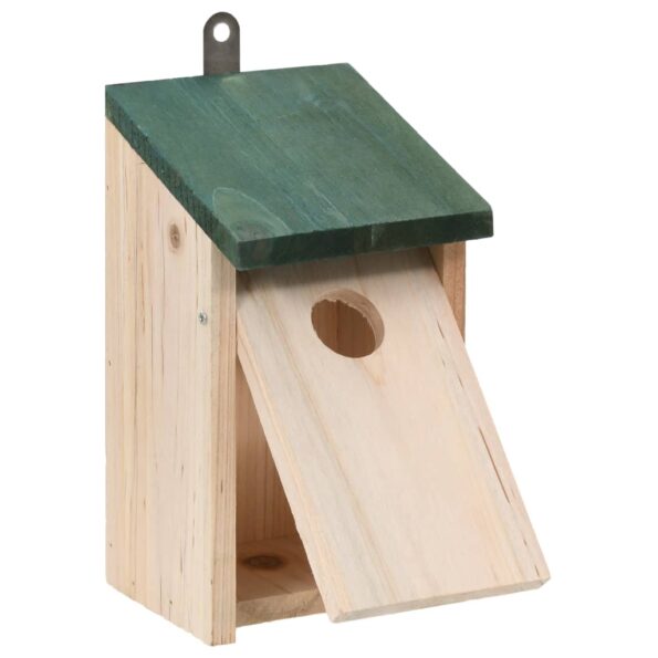 vidaXL Vtáčie búdky 4 ks, drevo 12x12x22 cm – Obrázok 4