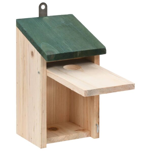 vidaXL Vtáčie búdky 4 ks, drevo 12x12x22 cm – Obrázok 5