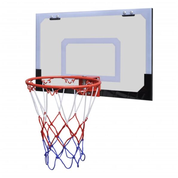 Vnutorný mini basketbalový kôš set s loptou a pumpou – Obrázok 2
