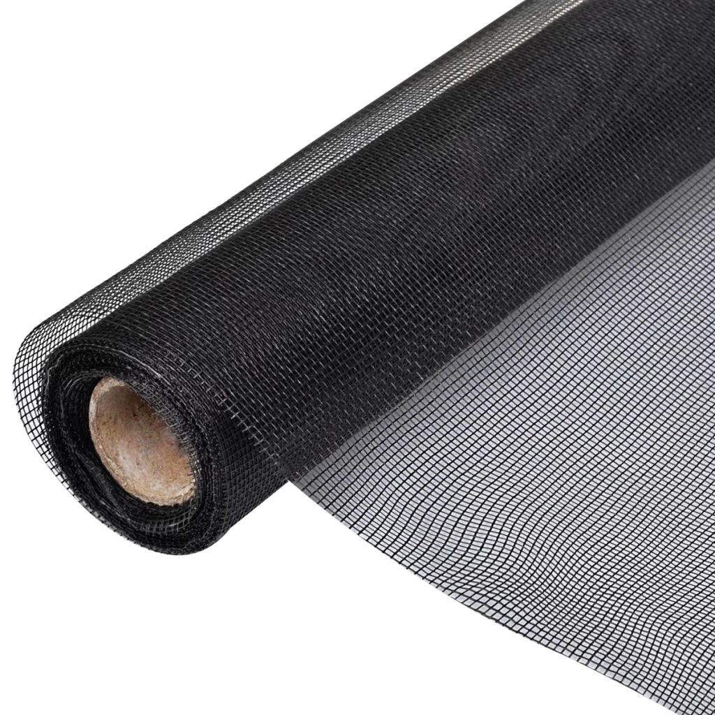 VXL8718475880660_a_en_hd_1.jpg vidaXL Sieť proti hmyzu, sklené vlákno 100x500 cm, čierna – Obrázok 1