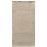 vidaXL Prírodná bambusová roleta 120x220 cm – Obrázok 2