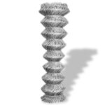 vidaXL Drôtené pletivo, pozinkovaná oceľ 15x1,25 m, strieborné – Obrázok 2
