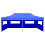 vidaXL Modrý skladací párty stan 3 x 6 m – Obrázok 3