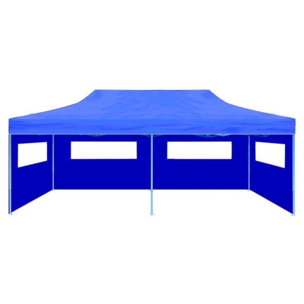 vidaXL Modrý skladací párty stan 3 x 6 m – Obrázok 3