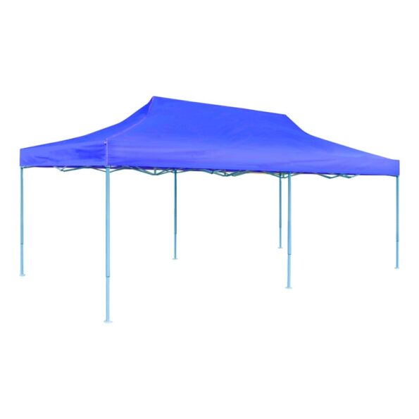 vidaXL Modrý skladací párty stan 3 x 6 m – Obrázok 4